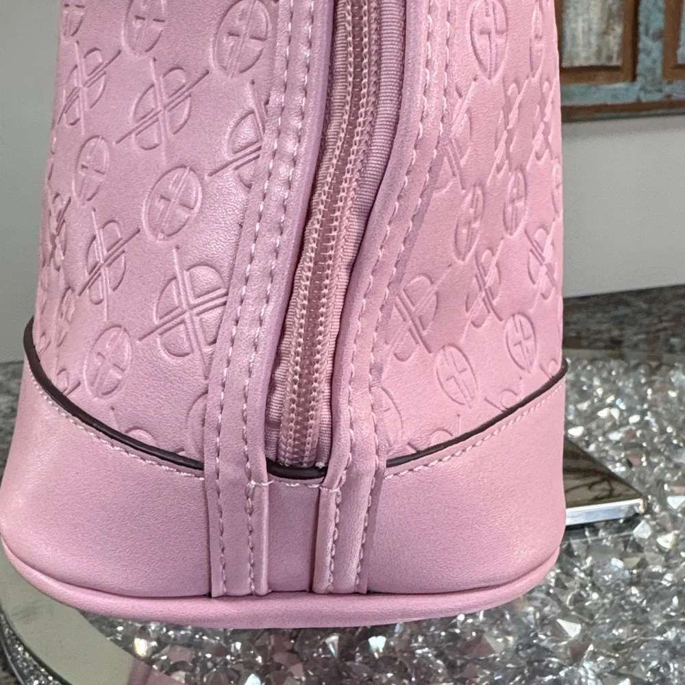 Giani Bernini Pink Embossed Dome Satchel NWOT